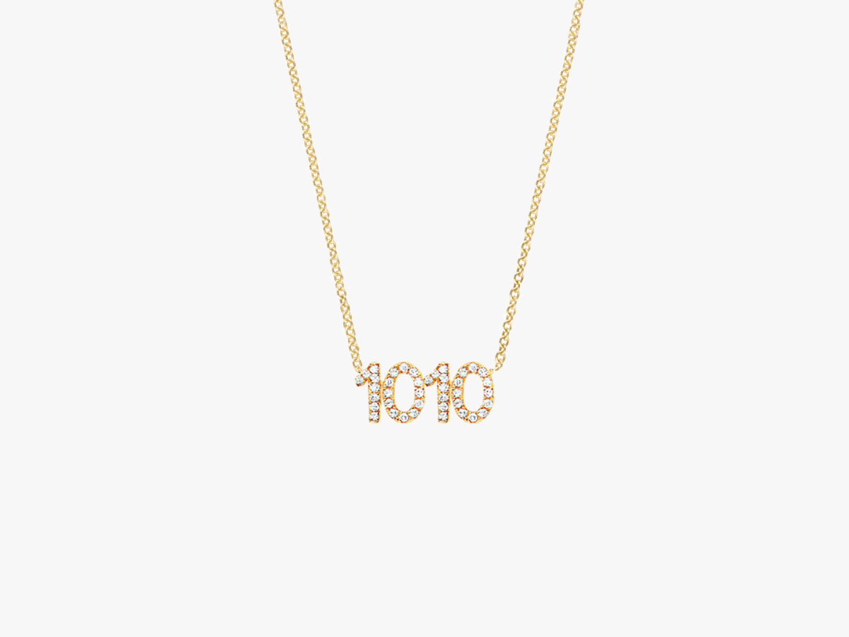 Collier CUSTOM DIAMOND LUCKY NUMBER