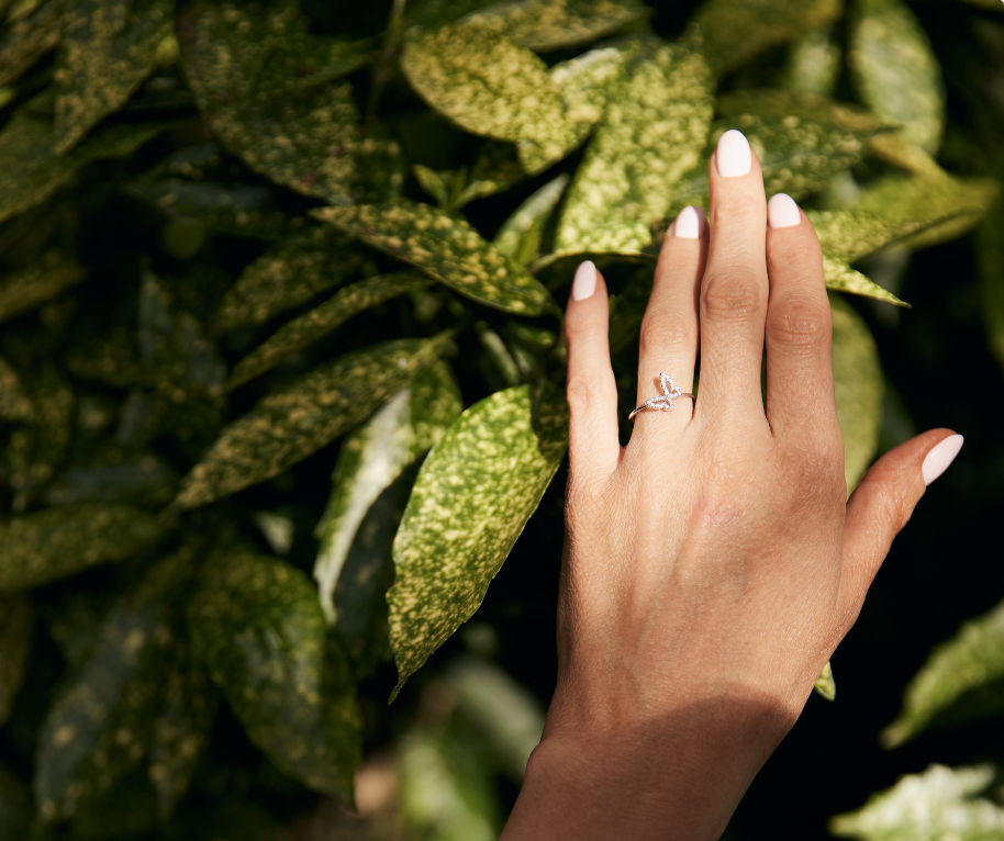 Butterfly Diamant Ring