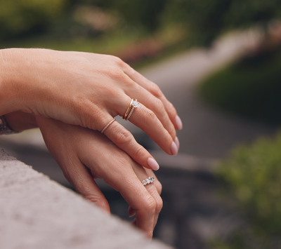 FLORENCE - Oval Cut Diamant Eternity Ehering
