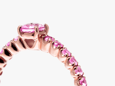 CANDY rose Saphir Ring