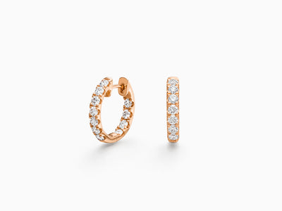 CINDY Diamond Hoops