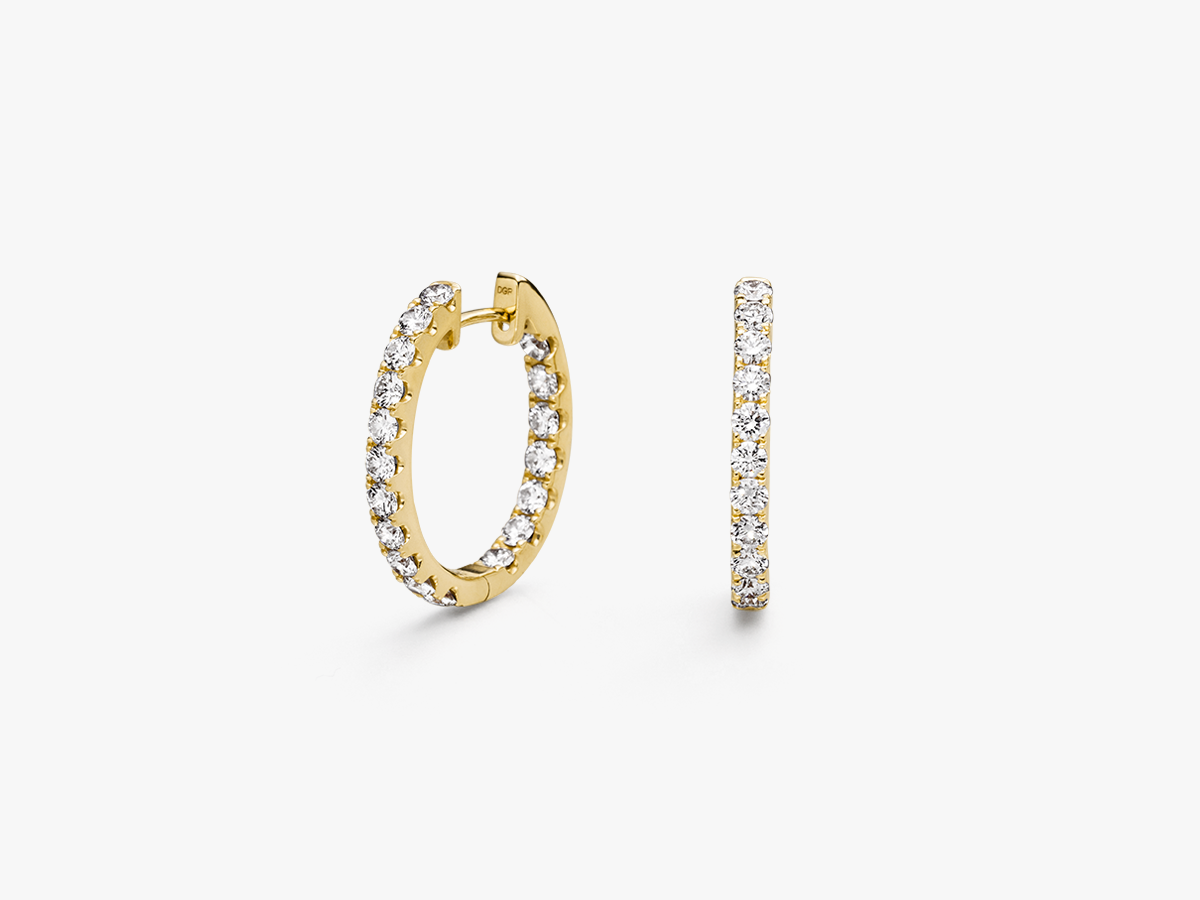 DIANA Diamond Hoops