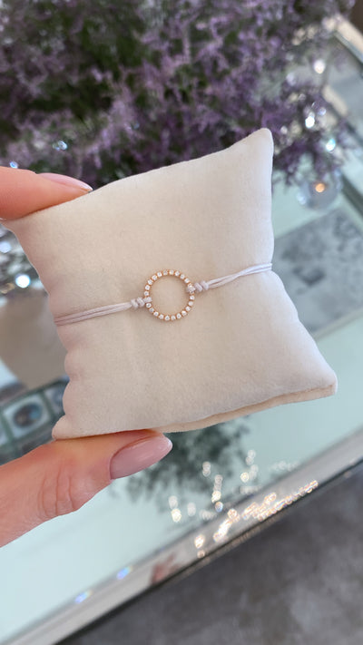 Unity Diamond Circle Bracelet