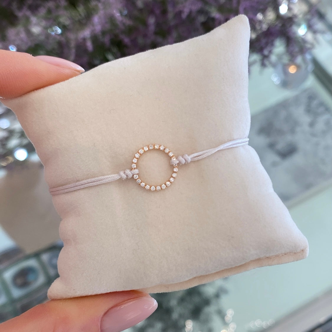 Unity Diamond Circle Bracelet