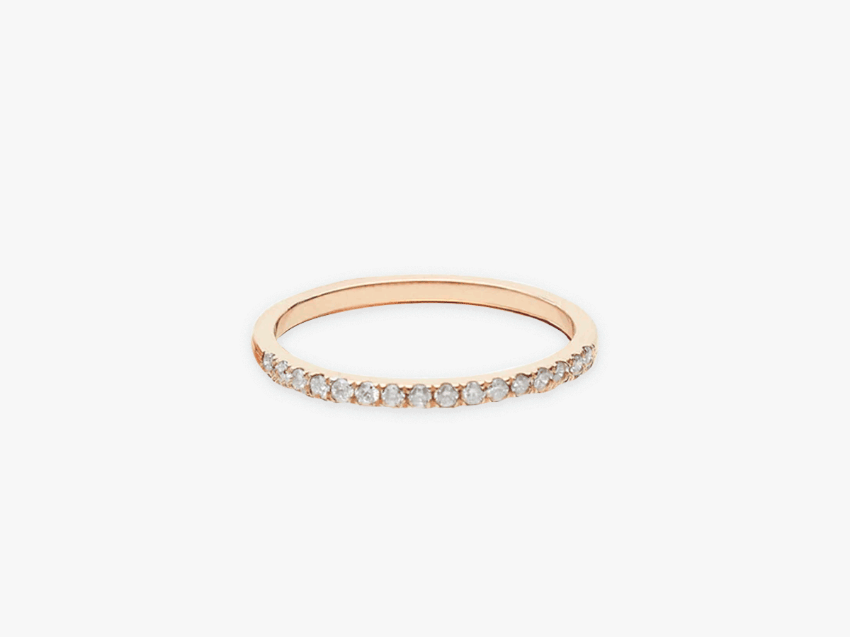 Fairy light Eternity diamond ring