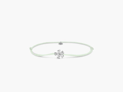 Petite Forget-me-not silk bracelet