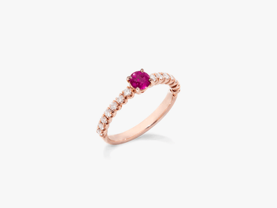 CANDY DROP color stone diamond ring