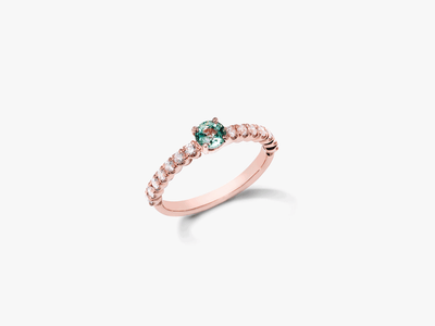 CANDY DROP color stone diamond ring