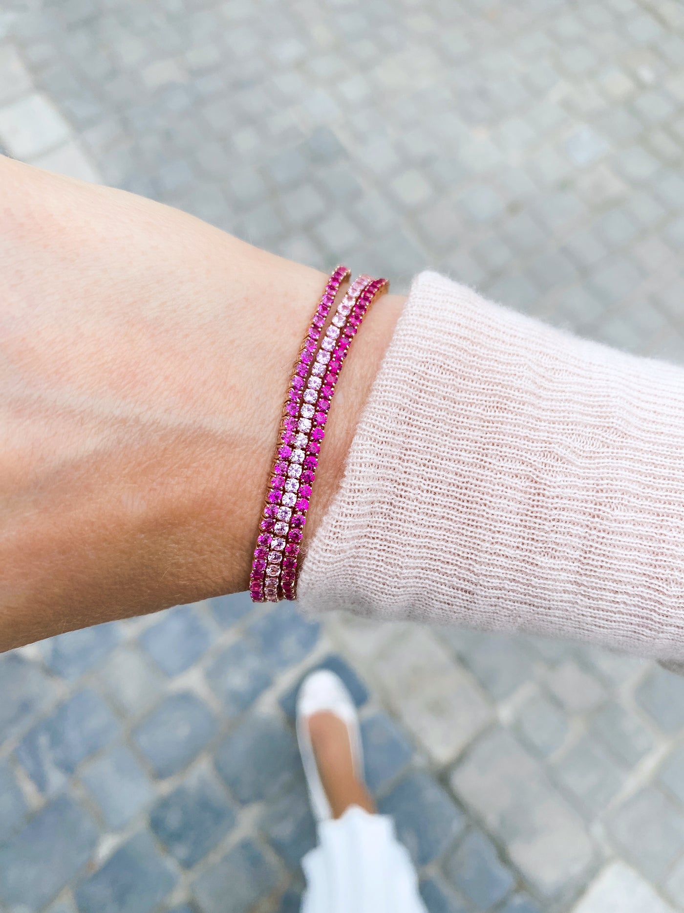 Rainbow Tennis Bracelet