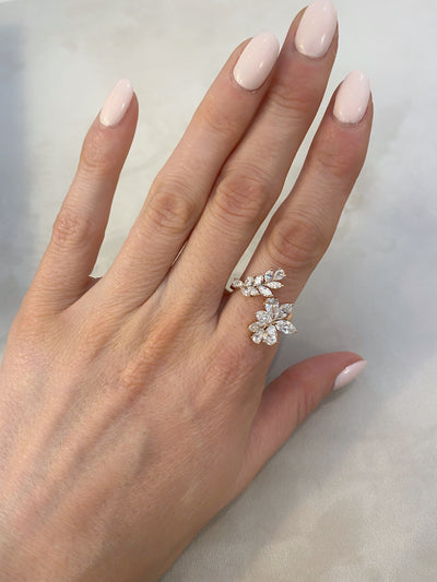 Cluster Elegance Diamond Ring
