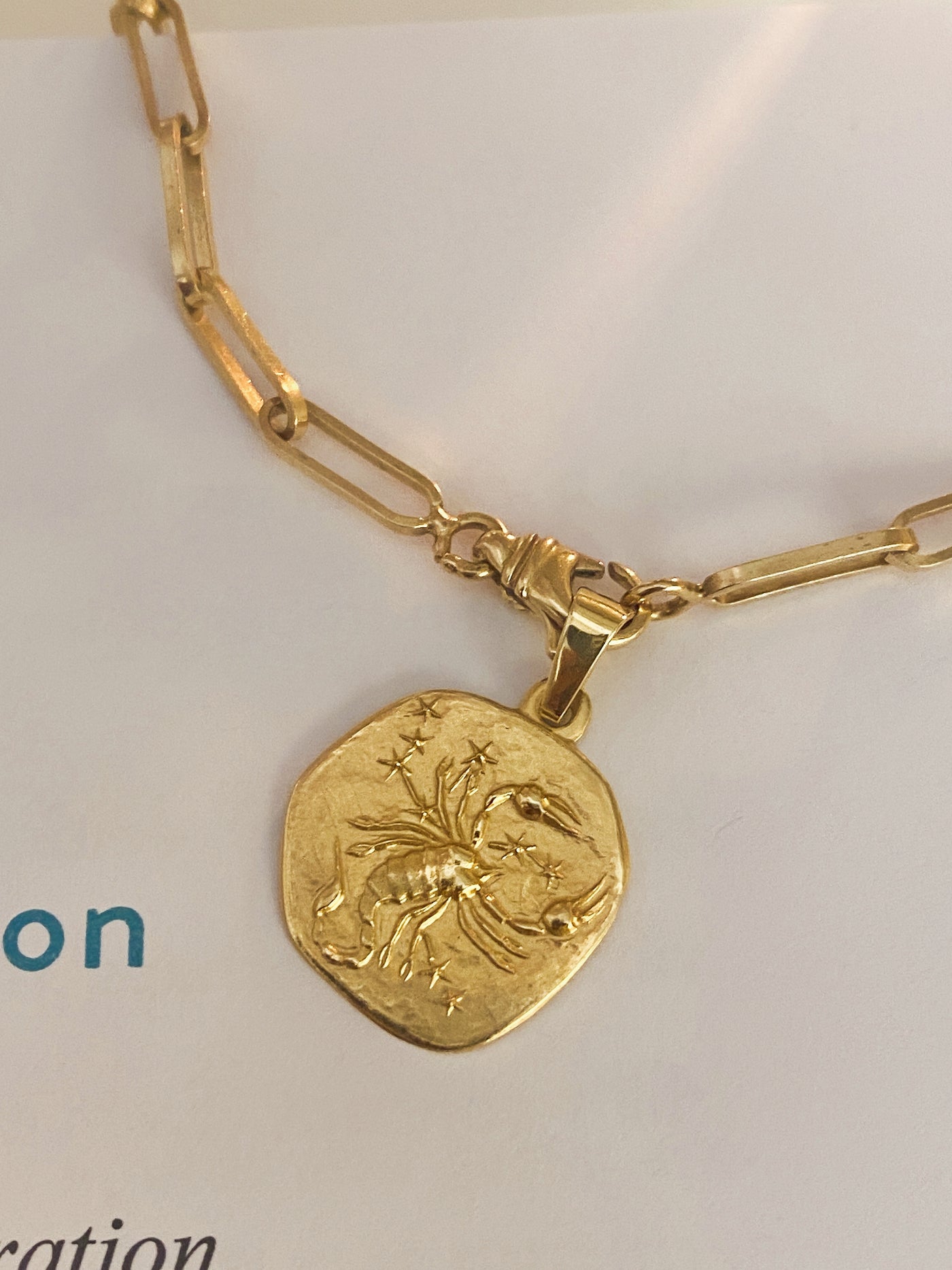 Pendentif signe astrologique