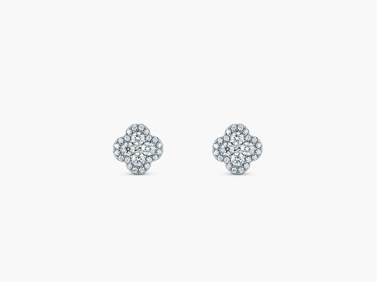 "Legacy of Elegance" - Classic Vintage Inspired Diamond Stud Earrings