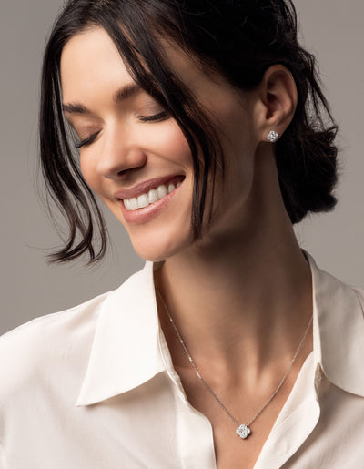 "Legacy of Elegance" - Classic Vintage Inspired Diamond Stud Earrings