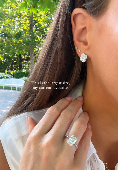 "Legacy of Elegance" - Grande Vintage-inspirierte Diamant Ohrstecker