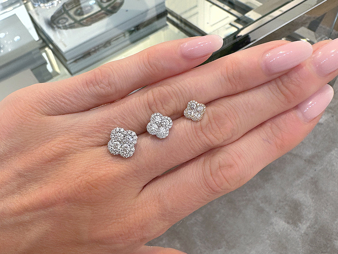 "Legacy of Elegance" - Classic Vintage Inspired Diamond Stud Earrings
