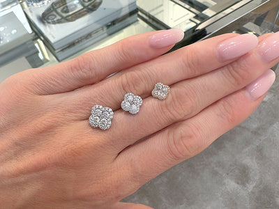 "Legacy of Elegance" - Classic Vintage Inspired Diamond Stud Earrings