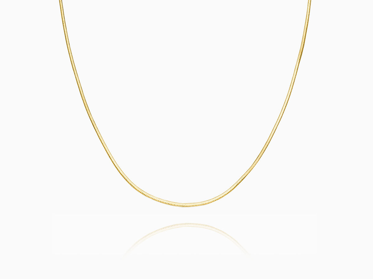 Collier en or liquide
