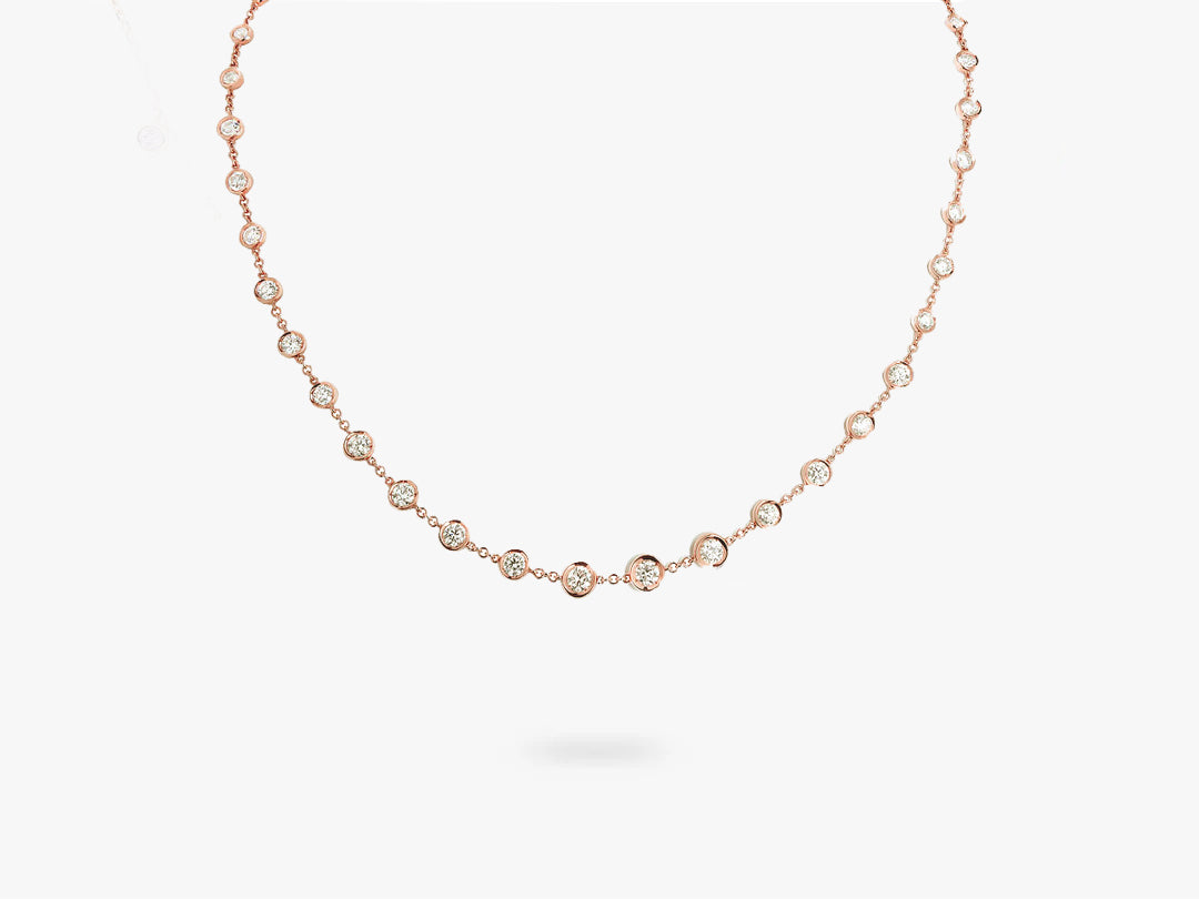 MERMAID Diamond Sprinkled Necklace (80cm)