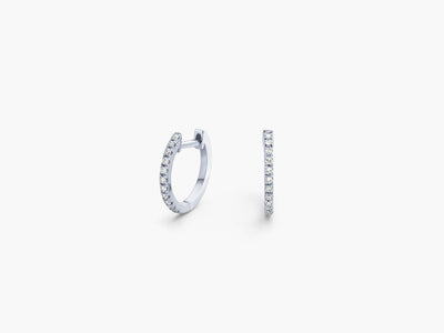 Mini Diamond Hoops