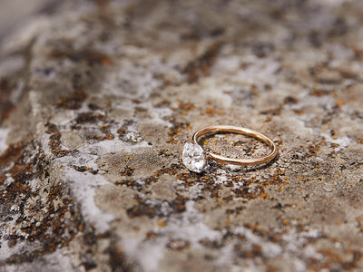 1.06ct Old Mine Cushion Cut Engagement Ring