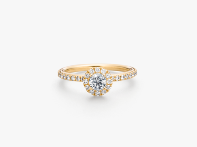 PROMISE Solitaire Halo Verlobungsring