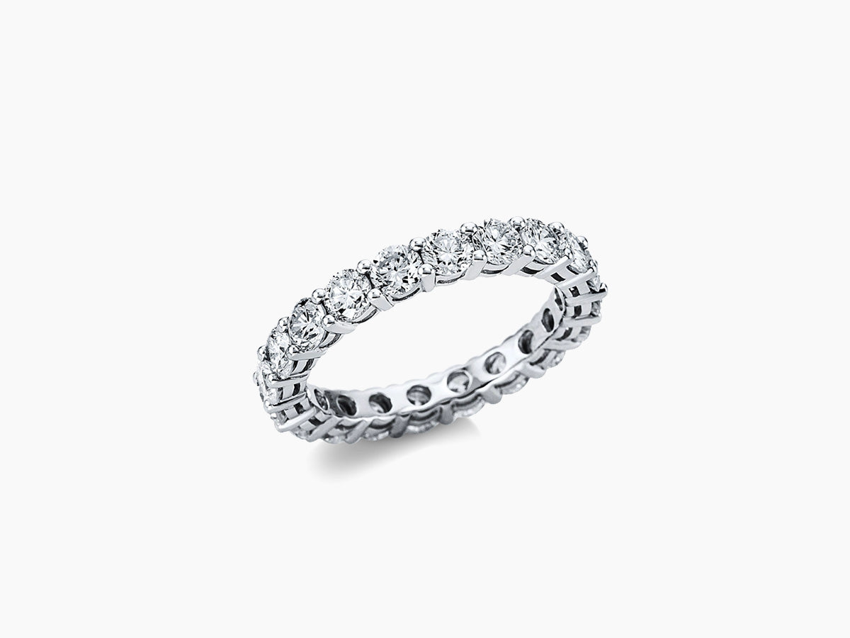 ROME - Round Cut Diamant Eternity Ehering