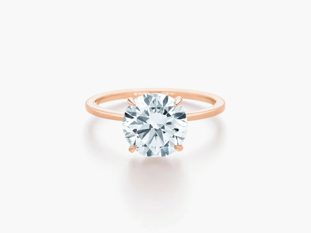 ROUND CUT - SIGNATURE Skinny Setting Engagement Ring