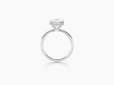 EMERALD CUT - SIGNATURE Skinny Setting Bague de fiançailles