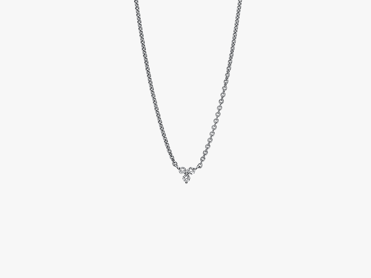 TINY TRIO TWINKLE - Collier de diamants ultra-petits