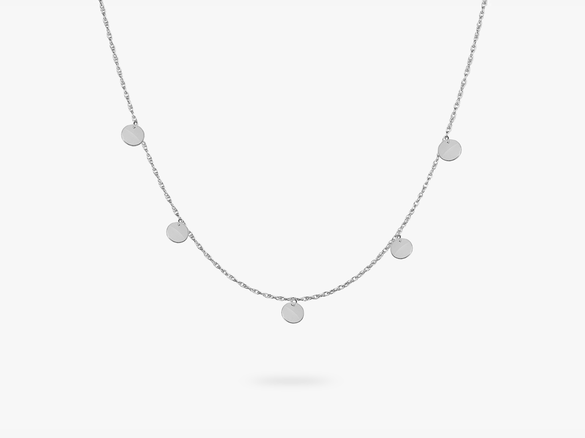 5 Disc necklace