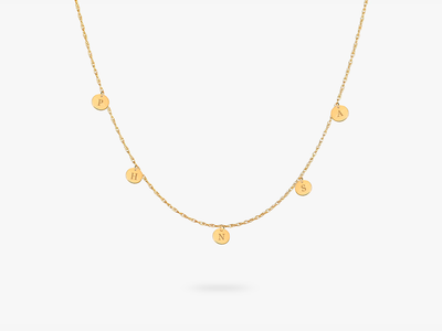 5 Disc necklace