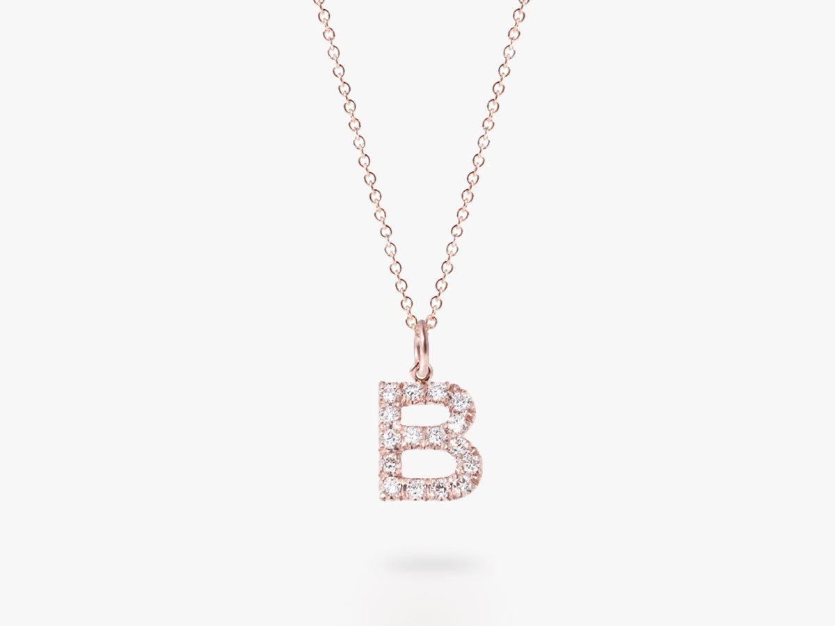 GRAND DIAMOND LETTERS NECKLACE