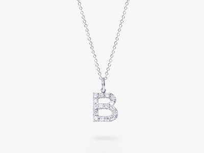 GRAND DIAMOND LETTERS NECKLACE