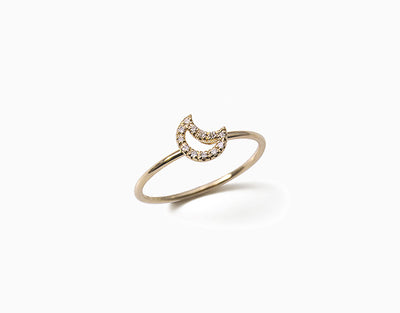 DIAMANT MOND RING