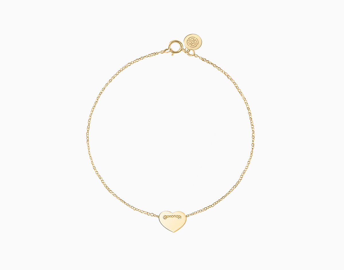 Baby heart bracelet
