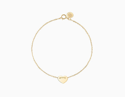 Baby heart bracelet