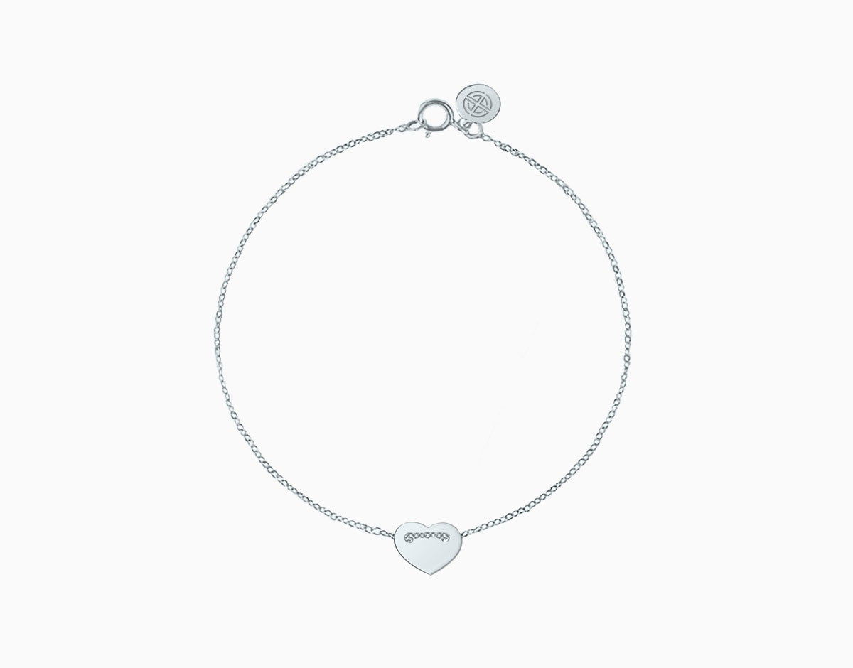 Baby heart bracelet