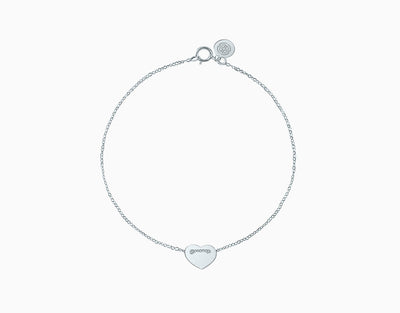 Baby heart bracelet