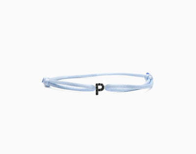 DIAMOND LETTERS SILK BRACELET