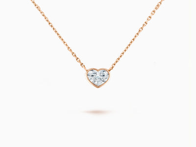 CARDIA Choker - Floating Heart Diamond