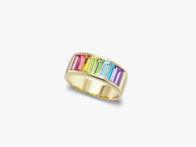 Rainbow Baguette Cigar Band