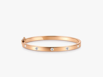 COLOURS OF LOVE Bangle - all Diamond Edition