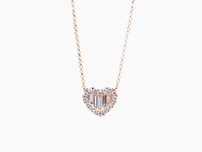 Diamant Herz Baguette