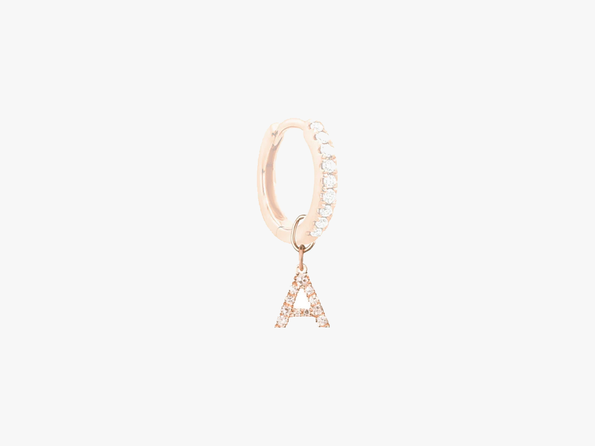 PENDENTIFS DIAMANTS LETTRES (CRÉOLES)