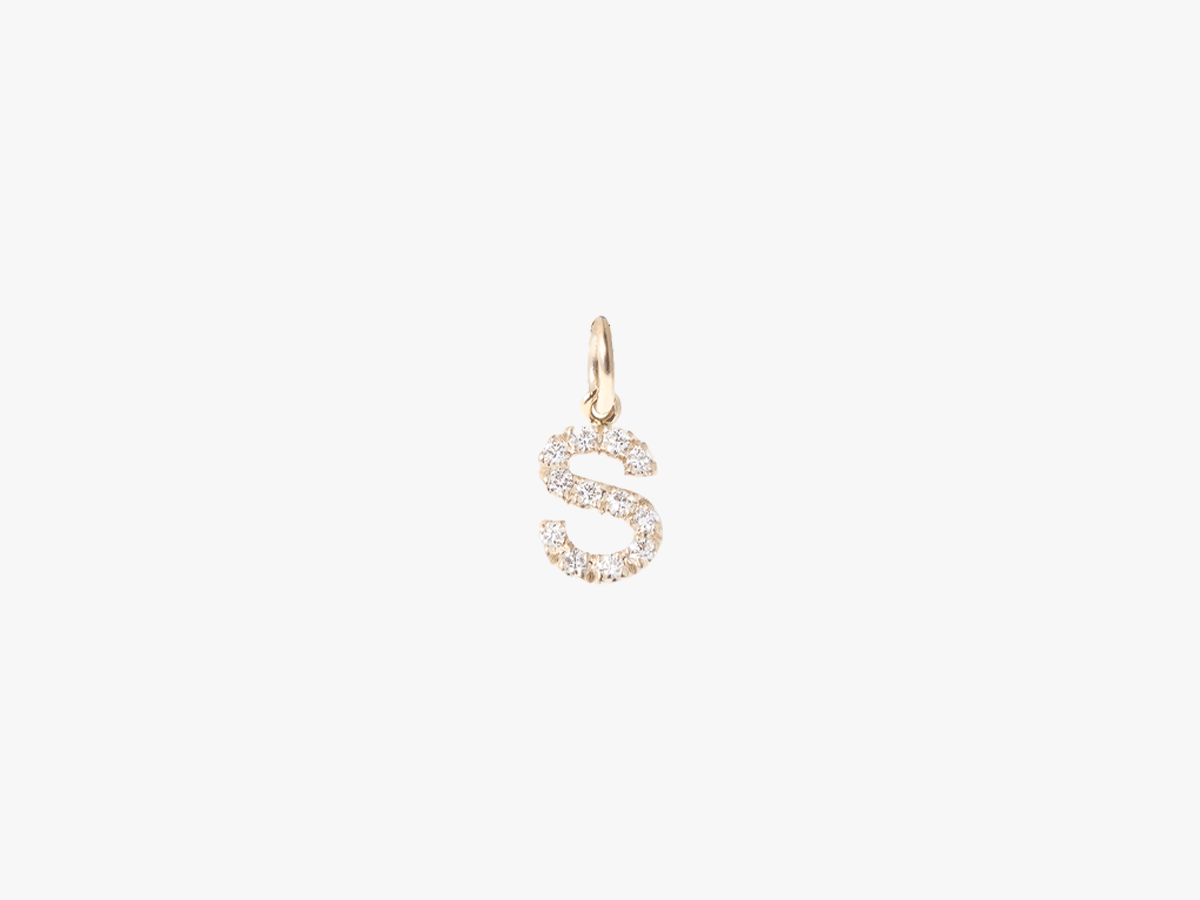 DIAMOND LETTERS CHARM