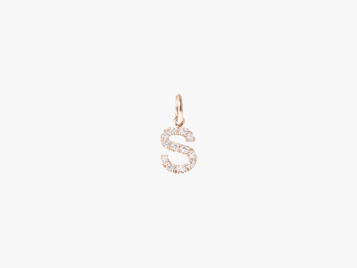 DIAMOND LETTERS CHARM