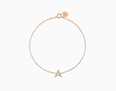 BABY DIAMANT BUCHSTABEN ARMBAND