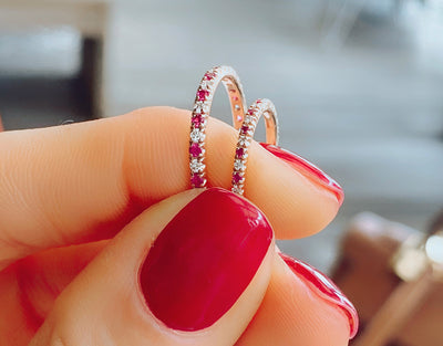 Diamond Dot Eternity Ring