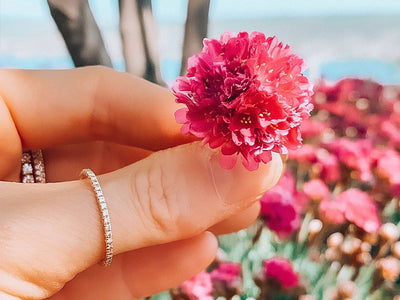 Fairy light Eternity diamond ring
