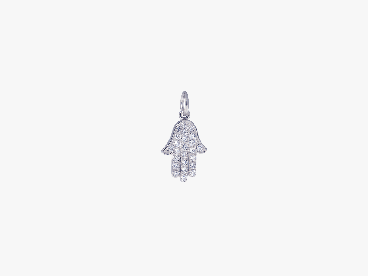 Fatimas Hand Diamant Charm